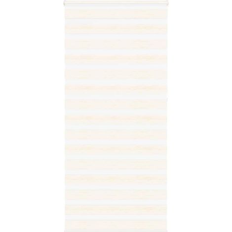 Doppelrollo Marmorbeige 100x230 cm Stoffbreite 95,9 cm Polyester