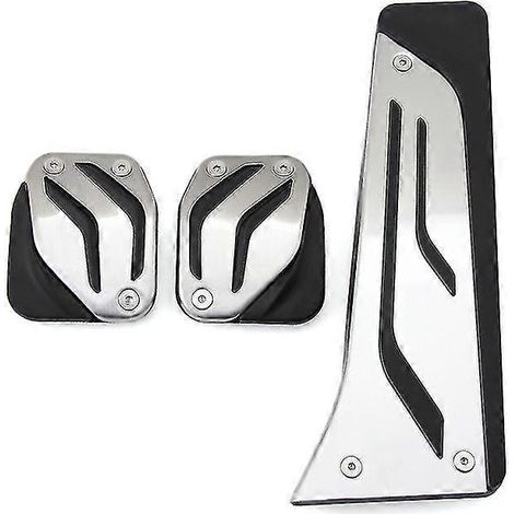 Remplacement sans perçage pour BMW X3 F25 2011-2017 et X4 F26 2014-2017 : pédale d'accélérateur, de frein et d'embrayage, repose-pied, cache-pédale. (1/5)