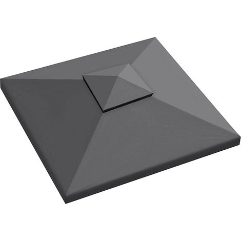 Jiubiaz Toit de pavillon 3x3 m, housse de remplacement pour tonnelle et tente de réception, double toit, anthracite
