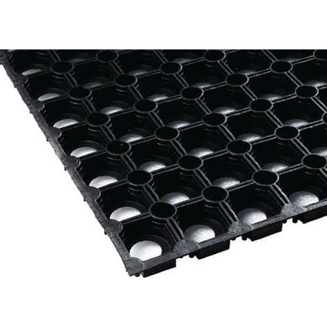 ARBON Gum.Ringmatte B.0,8m L.1,2m D.22mm schwarz NR/SBR o.Gewebeeinlage (1/2)