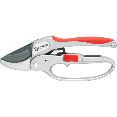Connex FLOR70361 Forbice Cesoia Multiuso per Giardino, a Cricchetto, in Alluminio (1/3)