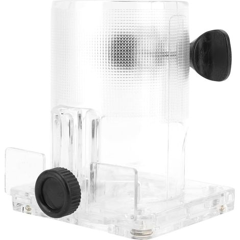 Wood Cutter Router, Wood Cutter Base, Plastic Cutting Base Transparent Plastic Power Tool Protective Accessory (Standard) (Thickened Type) (1/5)