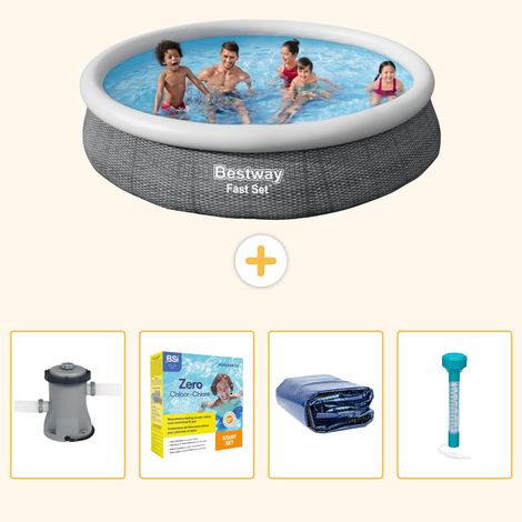 Bestway Bestway Fast Set Ronde - 366x76 cm - 5-pièces S184 (1/5)