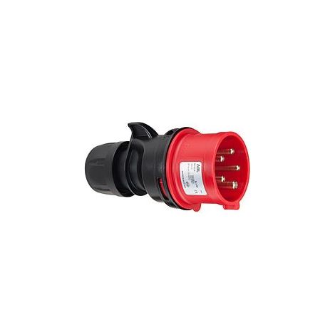 ABL CEE-Stecker 3-polig 16A 230V, IP44, Kunststoff, Blau/Grau (1/2)