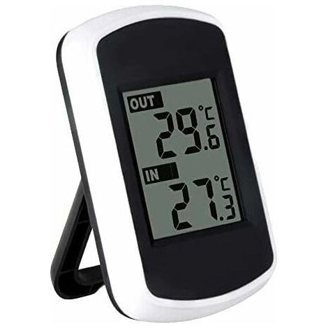 Hygrometer Thermometer, LCD Digital Wireless Thermometer, Indoor Outdoor Temperature Measurement, Environmental Weather Tester (1/5)