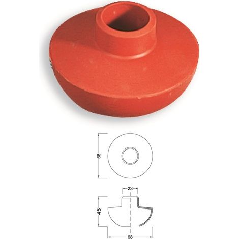 Galleggiante in para d. mm.68 - foro mm.23 156100PR