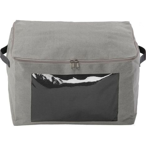 Versa Boîte de Rangement Gris S 26 x 26 x 38 cm
