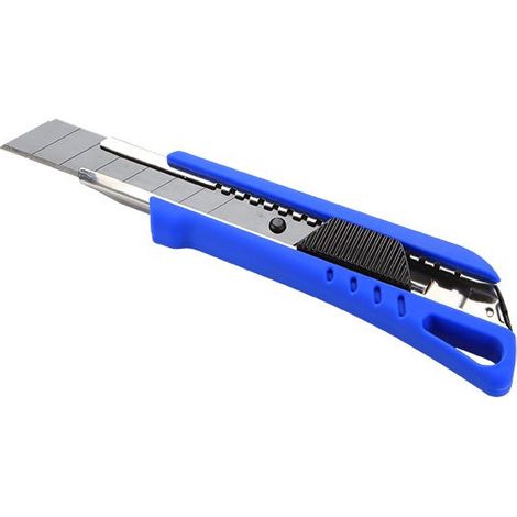 CUTTER LAME 18 MM SK2H AVEC BOUTON COULISSANT ALYCO (1/5)
