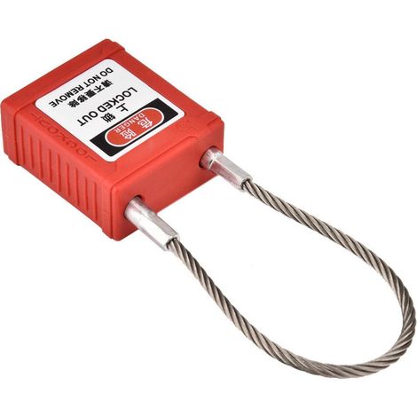Cadenas de sécurité, cadenas à poutre isolante, cadenas étanche extérieur, robuste et durable. (1/5)