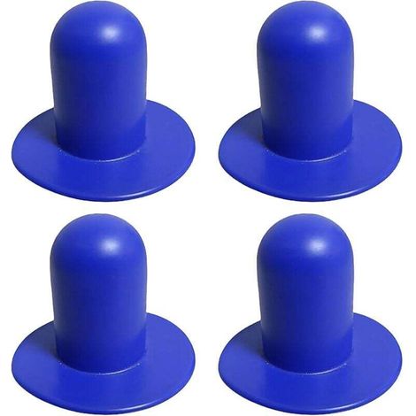 Set di 4 tappi per pareti della piscina - Ricambi - Filtro per piscina fuori terra - Filtro per pompa - Tappo per foro compatibile con Intex e Bestway (blu) -Crezuo