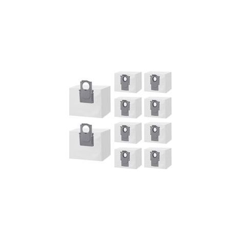 Lot de 10 Sacs à Poussière Accessoires pour Xiaomi Roborock S8+/S8 Pro Ultra S7 MaxV Ultra/S7 Pro Ultra/Q7+/ Q7 Max+/Q5+/T8, Sacs d'aspirateur de Rechange pour Roborock s7