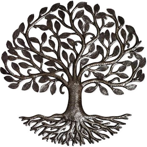 50 cm Art mural en métal coloré, décoration murale moderne pour maison (1/5)