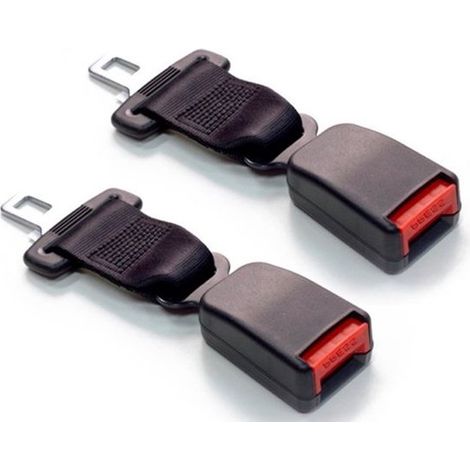 2 piezas, Extensión, Universal, Comodidad, Coche, Autobús, 10 cm de largo, Unisex, Extensor de cinturón de seguridad original (1/5)