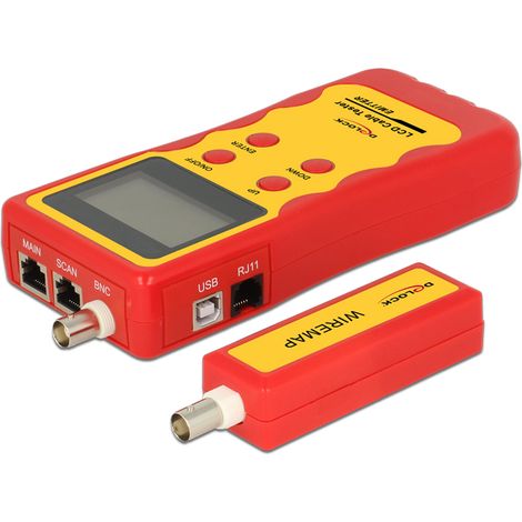 Delock Tester LCD RJ45 / RJ12 / BNC / USB