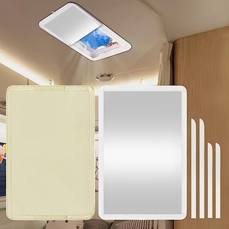 Isolateur de Ventilation imperméable pour Camping-Car et fenêtre de Toit avec Surface réfléchissante, économie d'énergie, Convient aux grilles d'aération de 35,6 x 55,9 cm (1/5)