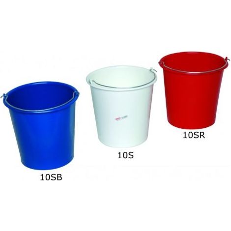 Brosserie Thomas Secchio Rotondo Rosso 10 litri Plastica Robusta