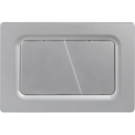 Plaque Commande WC Mat Pour Sigma UP300/UP320 Argent (1/5)