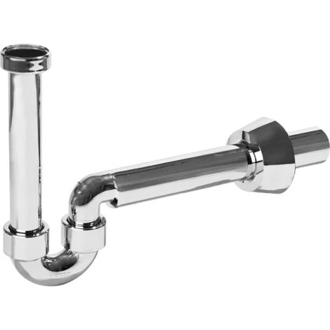 Sifone Tondo in ABS Cromato per Bidet 11/4 x 32 mm Geberit