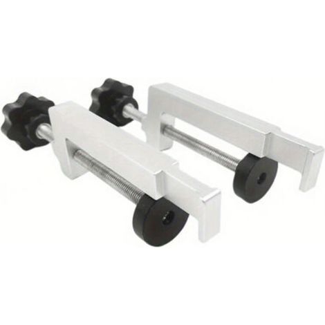 Paires de règles de guidage pour scie circulaire – Pinces en forme de G, barres de guidage précises pour atelier, outils de menuiserie en alliage léger et robuste (1/4)