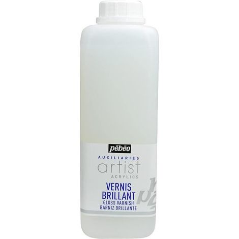 Vernis acrylique - PEBEO - ARTIST - 1 Litre - Brillant - Non-jaunissant
