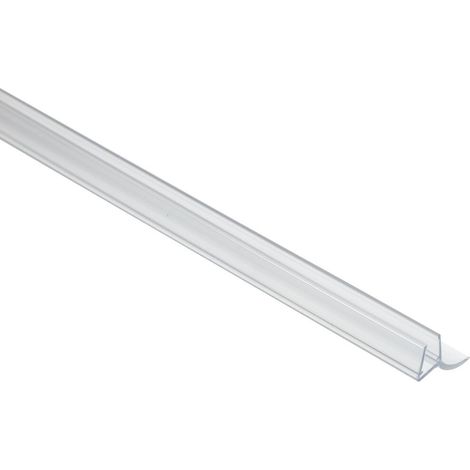 Le Sanitaire – Joint de porte de douche hydrofuge – Avec lèvre simple – Longueur 1000mm – Montage horizontal – Prétraité anti-moisissure