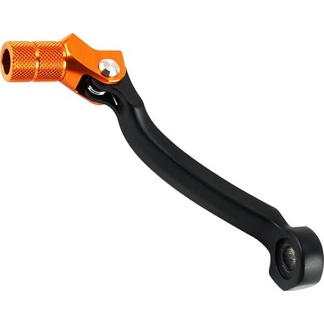 Palanca del pedal de freno, diseño ajustable, aluminio ligero, palanca de cambios naranja (1/2)