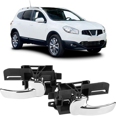 Türgriffset innen, 2-teilig, für Nissan Micra K12 2006–2013, Teilenummer 51218243617/51218243618, Türgriff für Fahrer- und Beifahrerseite (1/5)