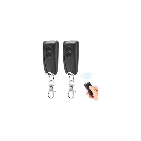 Lot de 2 Télécommande pour Hörmann, Télécommande Pour Portail pour EcoStar RSC2-433, RSE2-433, RSZ1-433 2 canaux, émetteur manuel pour Hormann EcoStar 500/700/800 pour Portronic D2500/D5000/S4000 (1/5)