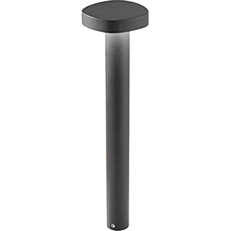 Zafferano Ciottolo - Paletto Led da esterno IP54 7W 3000K design moderno in alluminio per giardini e vialetti - 50 cm Corten