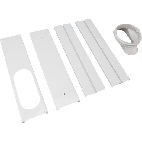 Kit de ventilation portable pour climatiseur de fenêtre, kit de joint d'étanchéité réglable en PVC pour fenêtres horizontales et verticales (1/5)