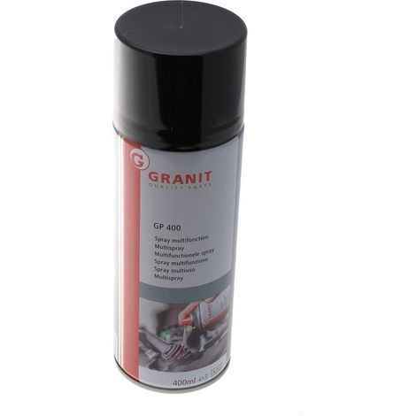 Dégrippant nettoyant 400ml multifonction professionnel GP400 métal et plastique