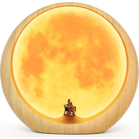 Mariage Saint Valentin Cadeau décoration d'art, Amour Sous La Lune Rouge (Non rechargeable)-Fei Yu (1/5)