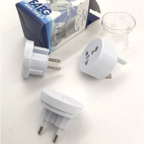 ADATTATORE SPINA INTERNAZIONALE voltaggio compatibile 110/240V (1/4)