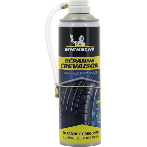 Spray MICHELIN 9472 para reparar pinchazos 500 ml obturaci贸n y re inflado sin desmontaje hasta 6 mm