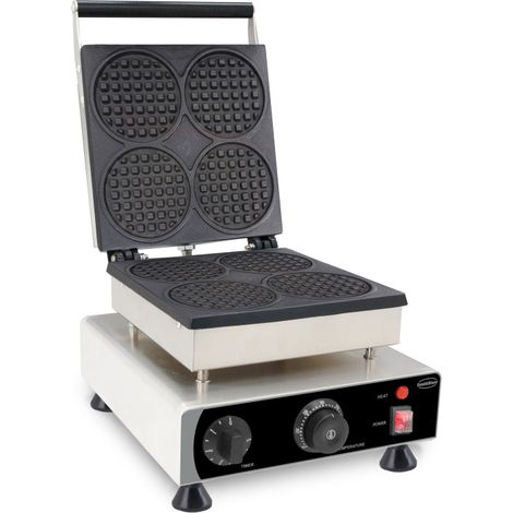 Gaufrier 4 pièces rondes - Combisteel (1/5)