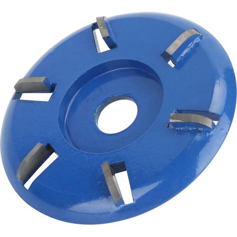 Wood Carving Disc Steel 6‑Teeth Milling Cutter Woodworking Tool Angle Grinder Accessories Arc Blade