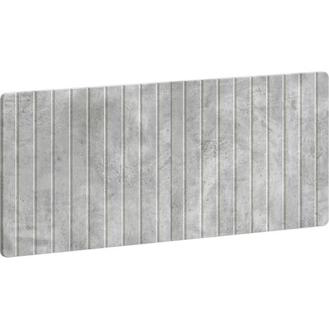 Wall-Mounted Headboard ZWOLLE Concrete Grey Engineered Wood vidaXL