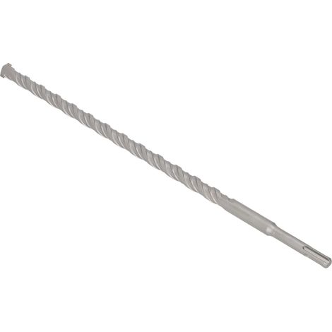 KOTARBAU® Kotarbau® Foret Beton Sds Plus 16x450mm - Meche Beton avec Pointe en Carbure Foret Béton - Foret Perforateur - Foret Hélicoïdal Pour Pierre Kvs - en Acier 40Cr - Argent