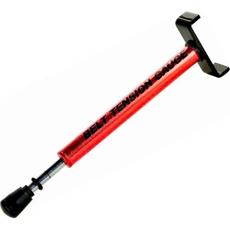 Belt Tension Gauge for Adjusting The Belt Tension with 10-lbs Drive After Belt Replacement, Adjustment or Wheel Service (RED) (1/5)