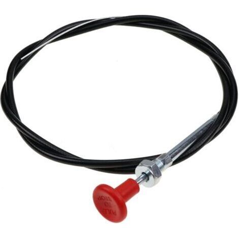 Câble d'arrêt de carburant en métal E5NN9C331EA, compatible avec Ford pour tracteurs 2000 2600 3000 de remplacement pour C5NN9C331H 83954545