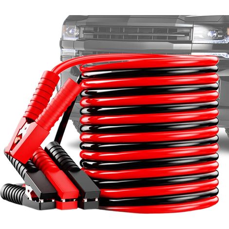 Câble d'aide haute performance haute performance, jeu de termes crocodile Câble de démarrage pour les déplacements, batteries 12 V et 24 V pour équipement d'urgence PE (1/5)