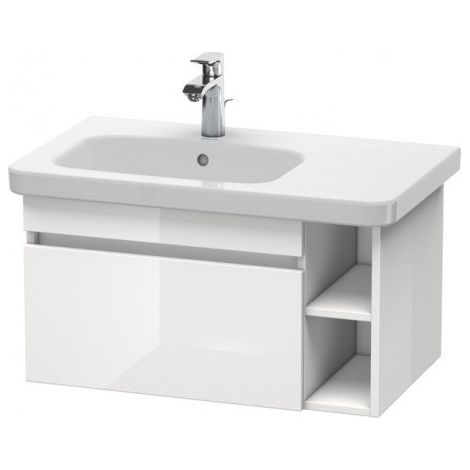 Support de lavabo DURASTYLE 448x730x398mm gris béton mat/bas ma