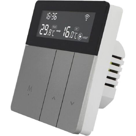 Thermostat de chauffage au sol électrique WiFi intelligent pour Tuya, contrôle de la température de la chaudière, panneau de commutation programmable (i8-GC-WIFI) (1/5)