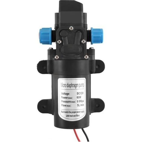 Mikromembranpumpe, 12 V 60 W Gleichstrom, 5 l/min (1/5)