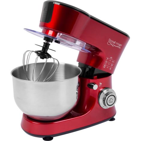 Küchenmaschine MagicHome Lenotre, 1000 W, 230 V, 3-in-1, rot-schwarz (1/5)