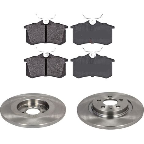 KIT FRENI POSTERIORI compatibile con LANCIA PHEDRA (179) - DISCHI + PASTIGLIE OEM: FDB1083 / 17617 /SOSTITUZIONE DIRETTA/BASSA POLVERE/SILENZIOSO
