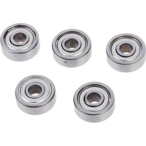 Roulements à billes micro mini blindés 4 x 13 x 5 mm pour petites roues 624Z (lot de 5) (1/3)