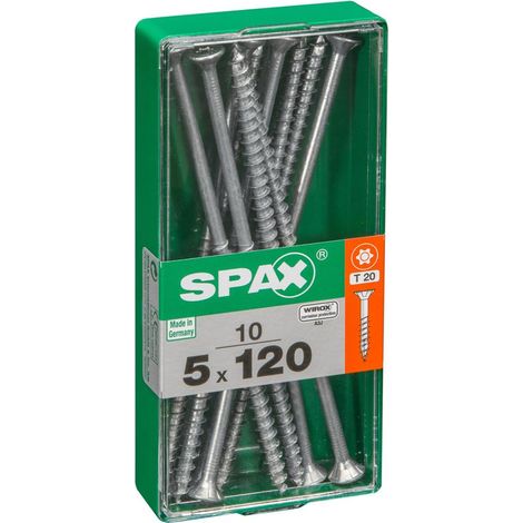 Spax Universalschrauben 5.0 x 120 mm TX 20 - 10 Stk. Holzschrauben (1/4)