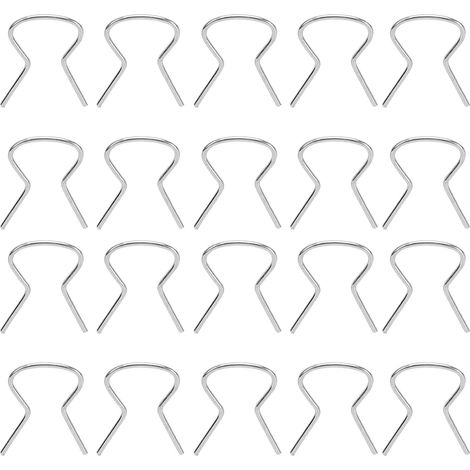 20 clips de retención para manijas de ventanas de automóviles, 4138439, clips metálicos de repuesto de alta resistencia para manijas de puertas y ventanas.