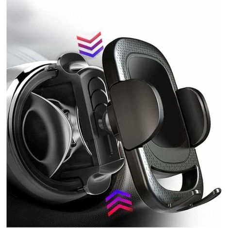 Car Phone Holder, Round Car Phone Holder for Air Vent, Easy to Install, Stable, 360° Rotation (1/4)